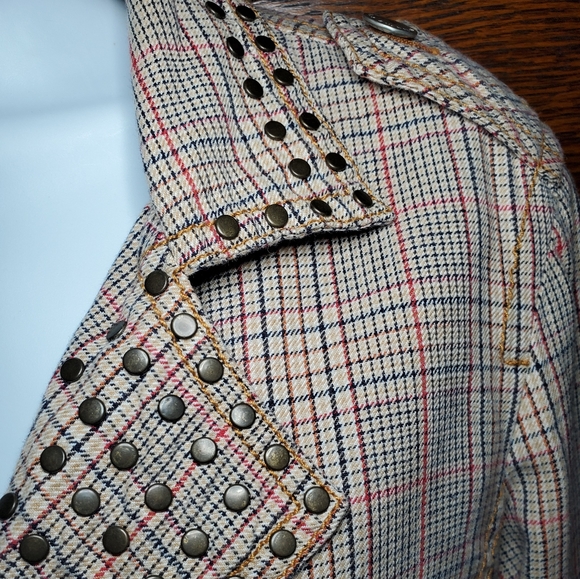 Biya 2.10.10.5 Johnny Was Stud Embroidered Jacket - Picture 4 of 12